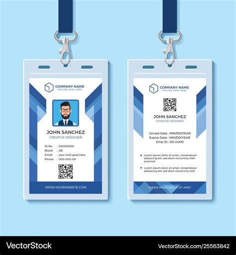 rfid badge sizes|id badge design types.